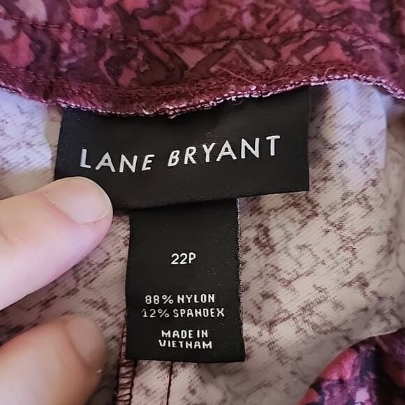 Lane Bryant On The Go Slim Ankle Mid Rise Pants Womens Plus Size 22P - Picture 5 of 10
